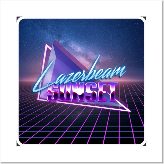 Lazerbeam Sunset Album Logo Wall Art by Lazerbeam Sunset